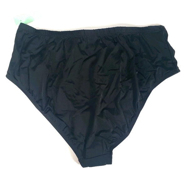 Black Two Piece Tube Top Bathing Suit Size 20W - Picture 8 of 8